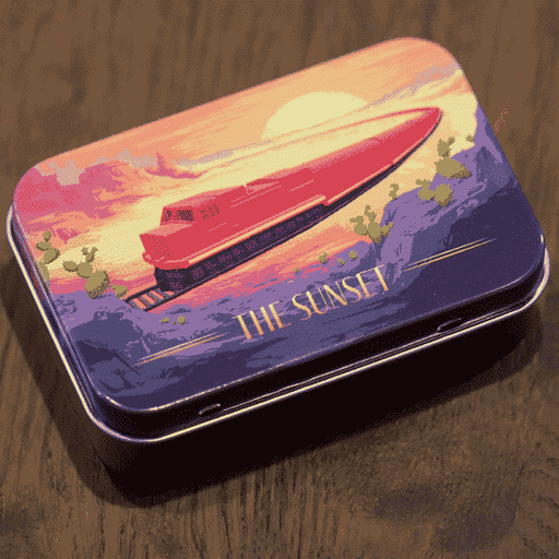 Deluxe Board Game Train Set - The Sunset