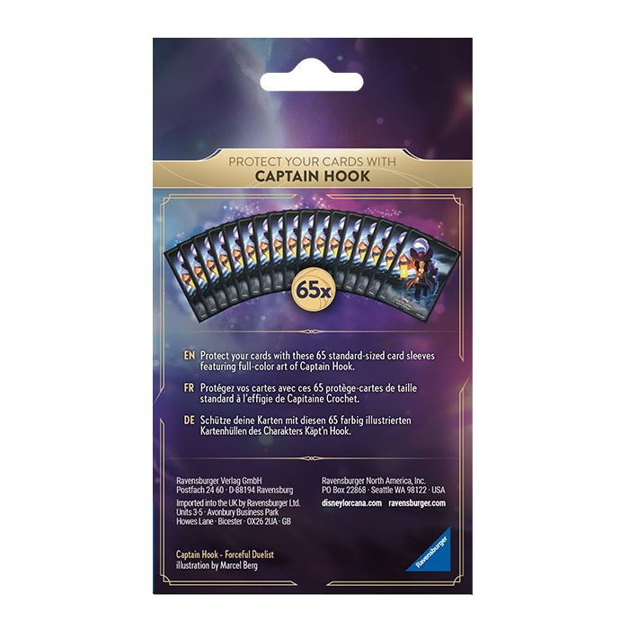 Disney Lorcana : The First Chapter - Captain Hook Card Sleeves
