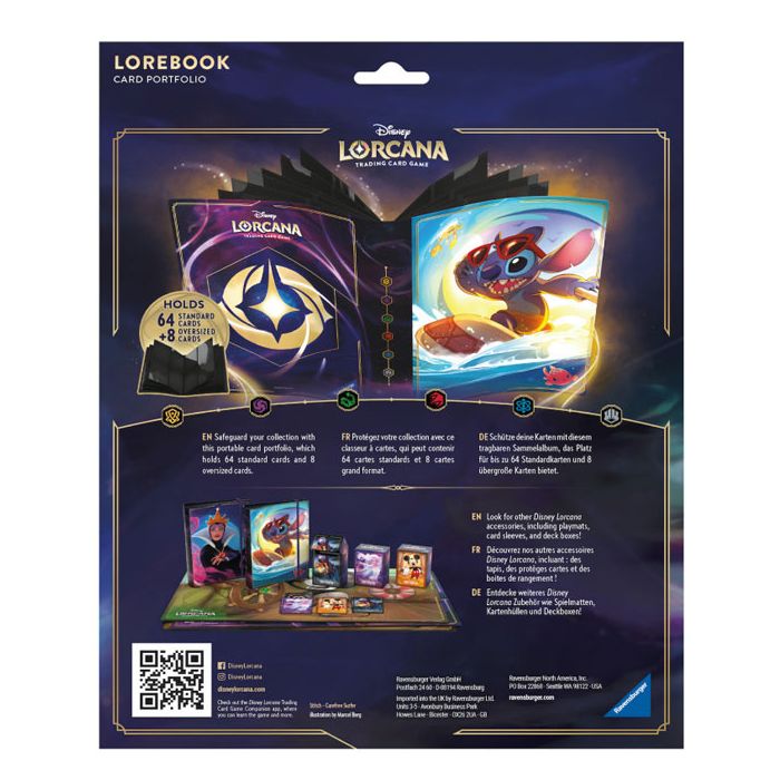 Disney Lorcana : The First Chapter - Stitch Lorebook 4-Pocket Portfolio