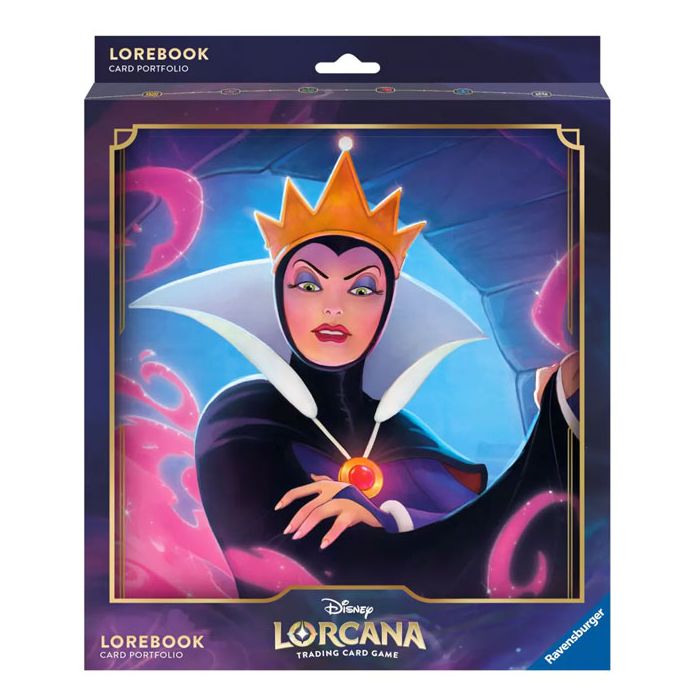 Disney Lorcana : The First Chapter - The Evil Queen Lorebook 4-Pocket Portfolio