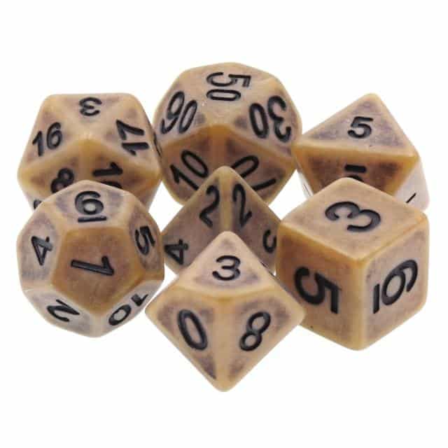 DnDice : Acrylic Alchemy Dice Sets Assorted Colours