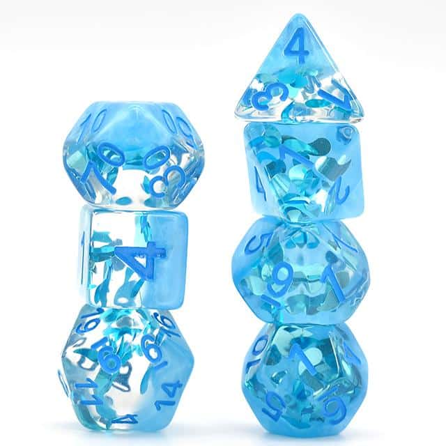 DnDice : Acrylic Alchemy Dice Sets Assorted Colours