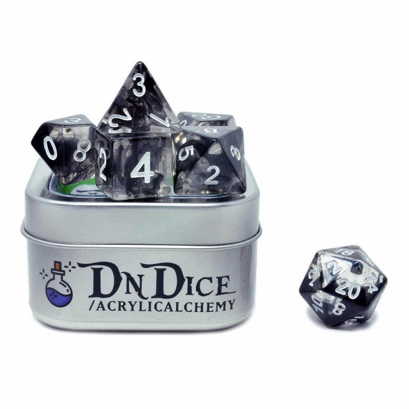 DnDice : Acrylic Alchemy Dice Sets Assorted Colours