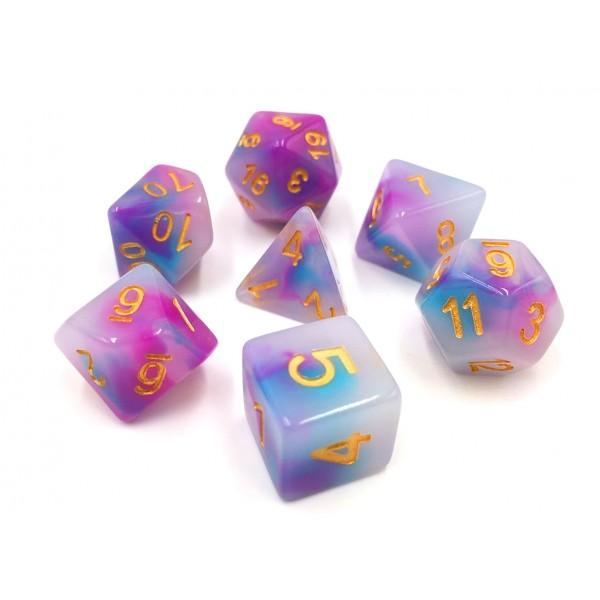 DnDice : Acrylic Alchemy Dice Sets Assorted Colours