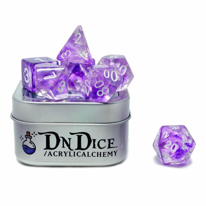 DnDice : Acrylic Alchemy Dice Sets Assorted Colours