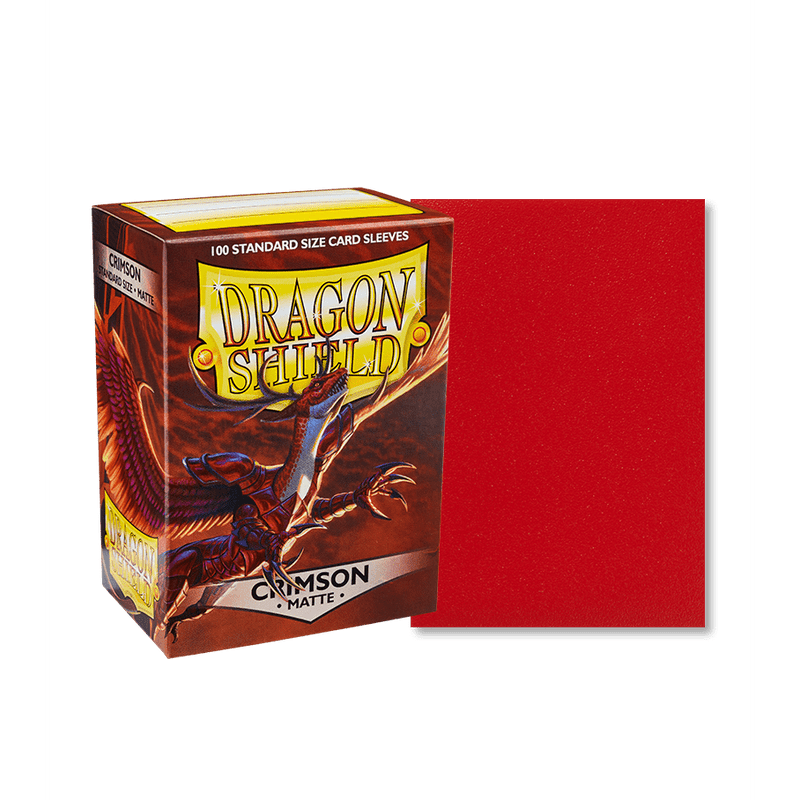 Dragon Shield - Matte Standard Sleeves - Crimson 100ct