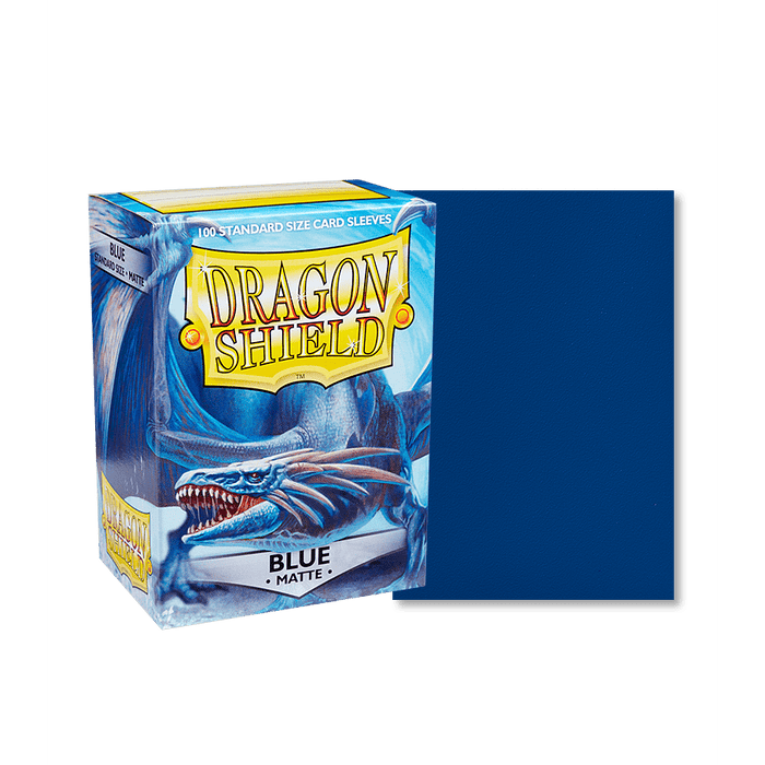 Dragon Shield - Matte Standard Sleeves - Blue 100ct