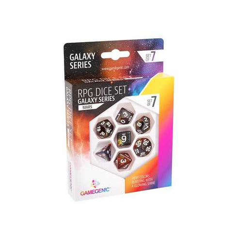 Gamegenic Galaxy series - Mars Rpg Dice 7pcs