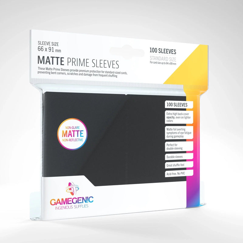 Gamegenic Matte Sleeves - Black