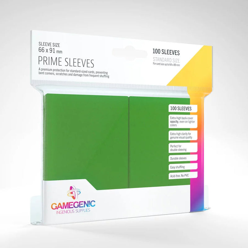 Gamegenic Prime Sleeves - Green