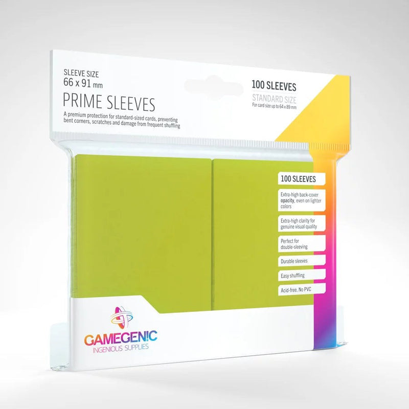 Gamegenic Prime Sleeves - Lime