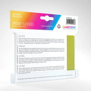 Gamegenic Prime Sleeves - Lime