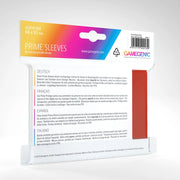 Gamegenic Prime Sleeves - Red