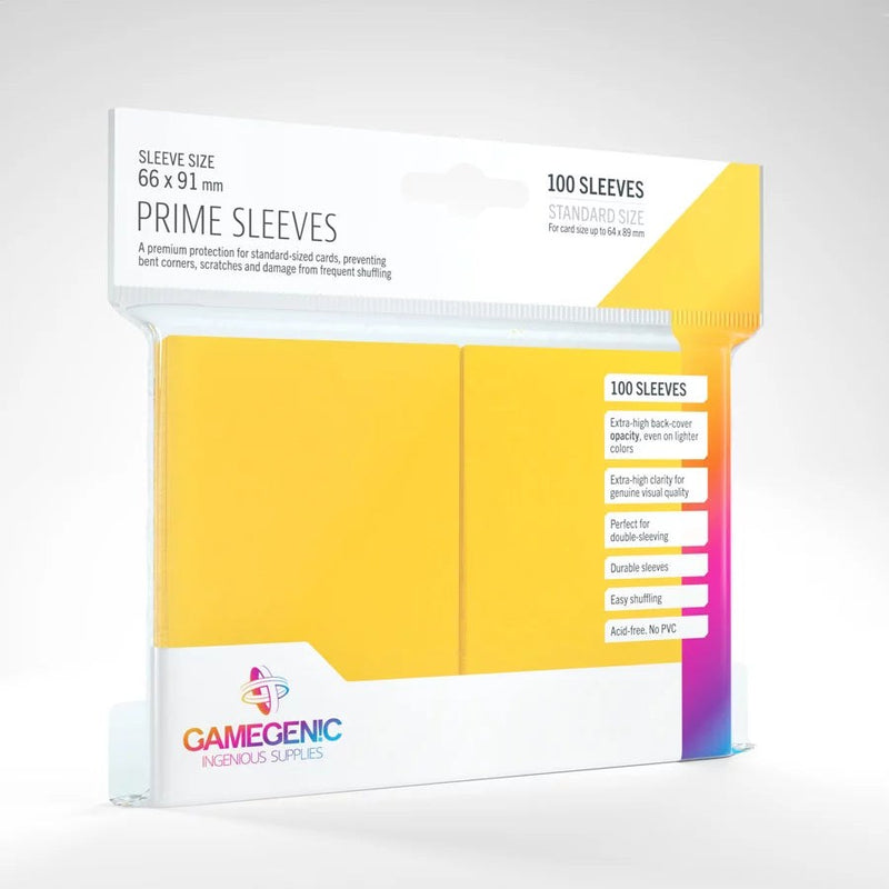 Gamegenic Prime Sleeves - Yellow