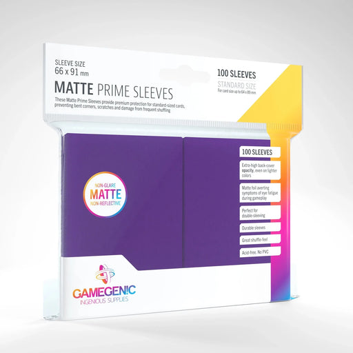 Gamegenic Matte Sleeves - Purple
