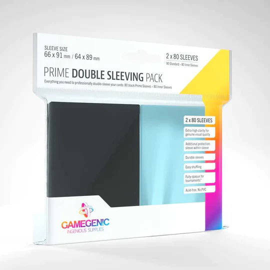Gamegenic Prime Double Sleeving Pack 80