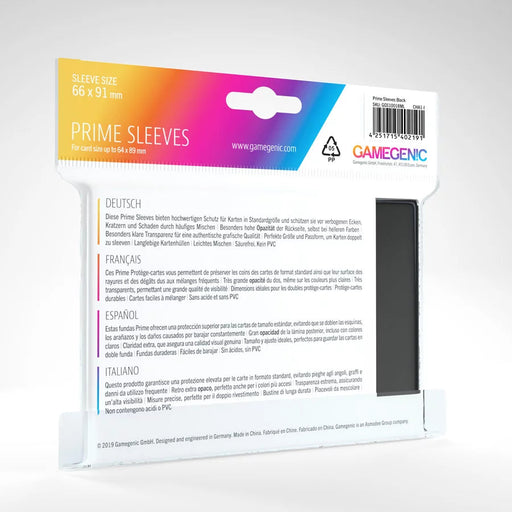 Gamegenic Prime Sleeves - Black
