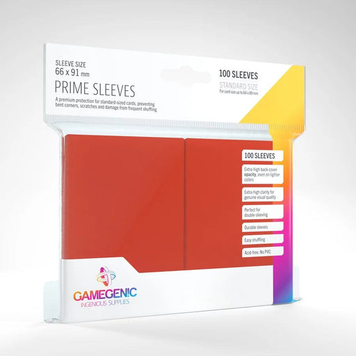 Gamegenic Prime Sleeves - Red