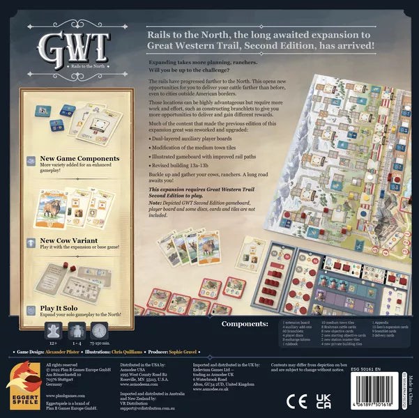Great Western Trail : Rails to the North Expansion 2nd Edition