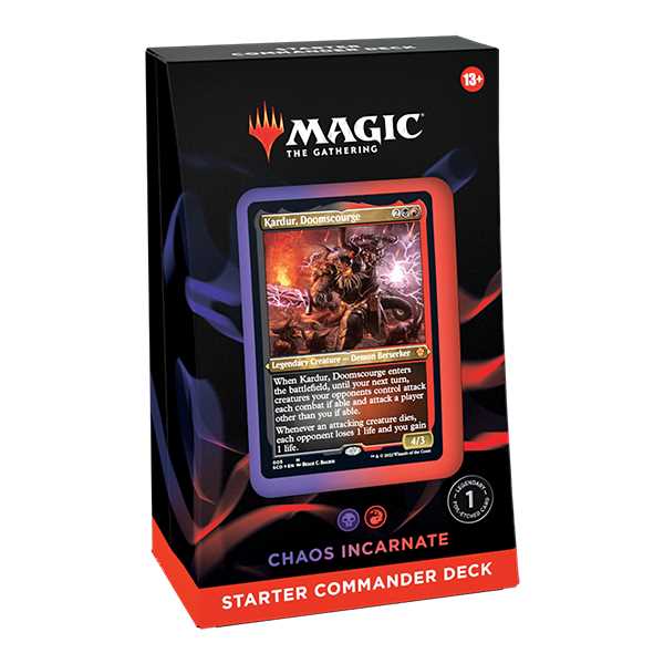 Magic The Gathering : Evergreen Starter Commander Deck - Chaos Incarnate