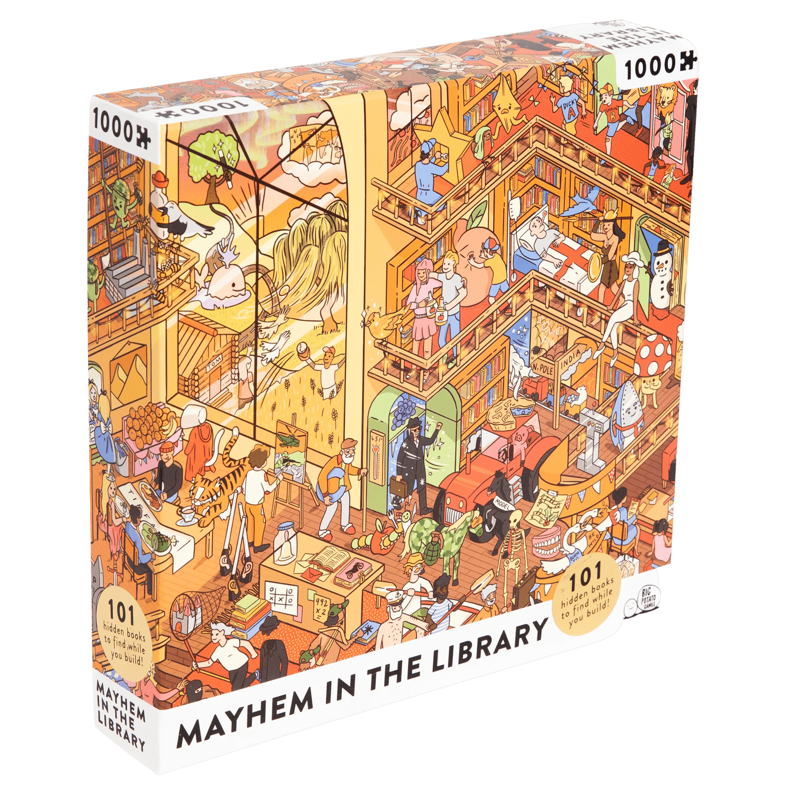 Mayhem at the Library Puzzle The Board Game Hut