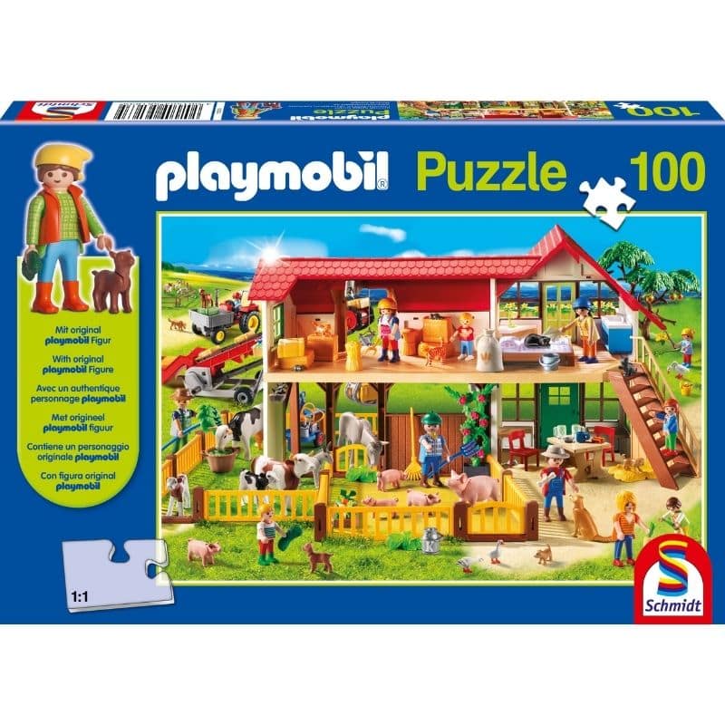 Playmobil : Farm Puzzle & Play, 100pcs