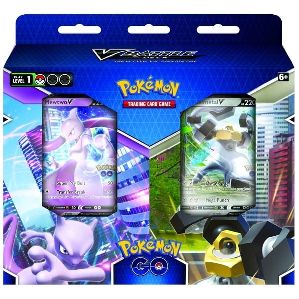Pokemon Go : V Battle Deck Bundle Mewtwo vs Melmetal