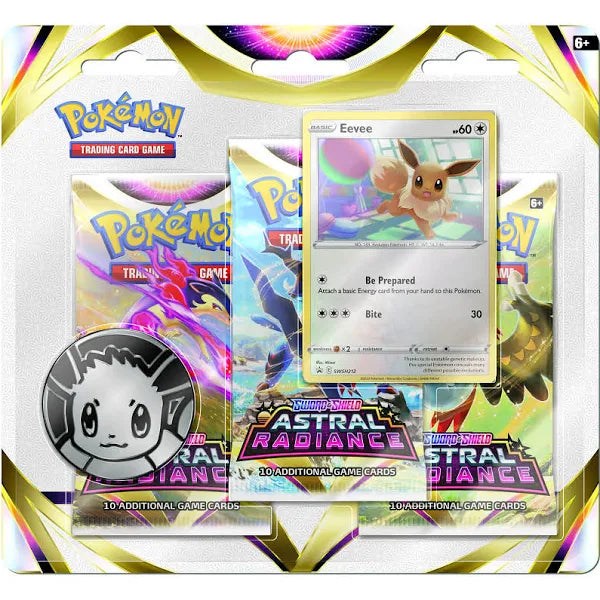 Pokemon TCG : Astral Radiance 3-Pack Booster Eevee