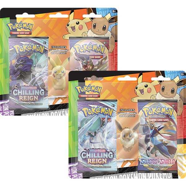 Pokemon TCG : Back to School Eraser Blister Pikachu