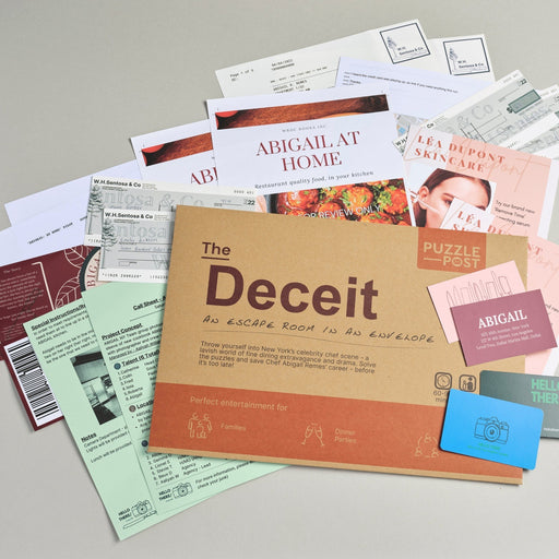 Puzzle Post : The Deceit An escape room in an envelope