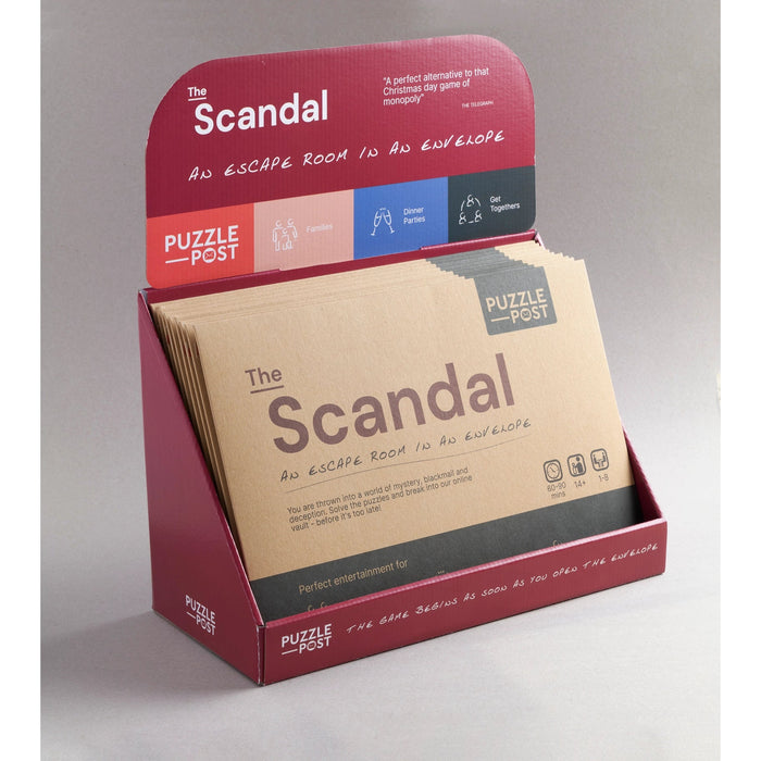Puzzle Post : The Scandal An escape room in an envelope