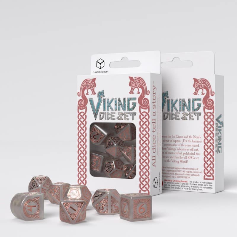 Q Workshop : Viking Modern Dice Set - Niflheim