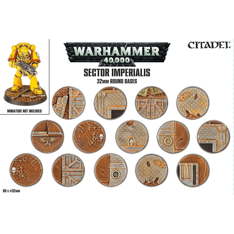 Sector Imperials : 32mm Round Bases