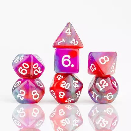 Sirius Dice Set : Dragonfruit