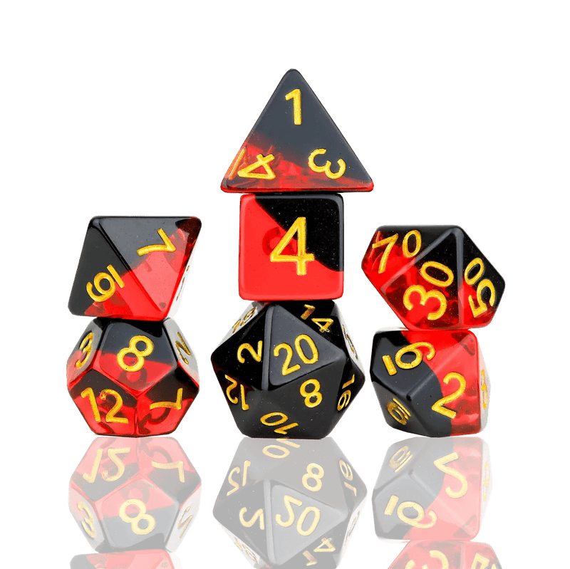 Sirius Dice Set : Brimstone