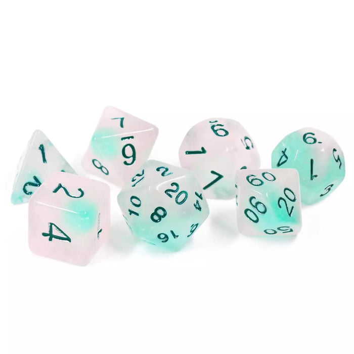 Sirius Dice Set : Frosted Glowworm