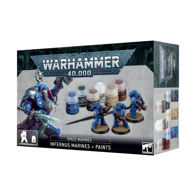 Space Marines : INfernus Marines + Paints Set