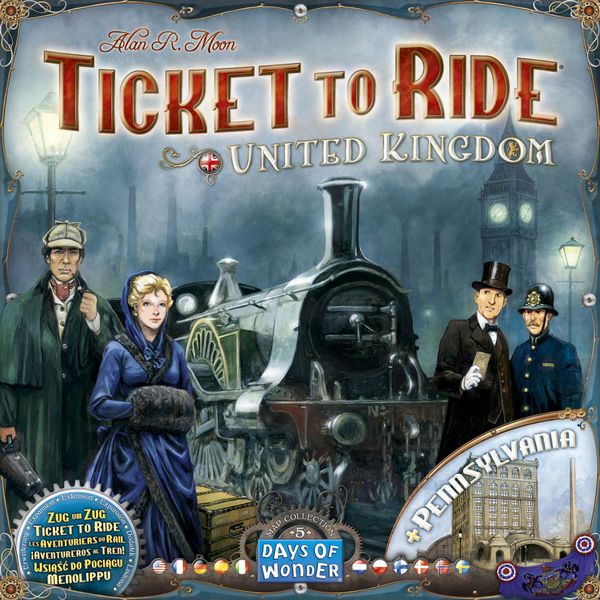 Ticket to Ride Map Collection Volume 5 : United Kingdom & Pennsylvania
