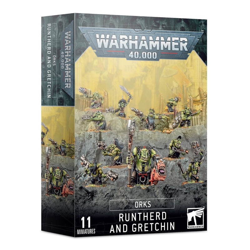 Warhammer 40,000 : Orks - Runtherd and Gretchin