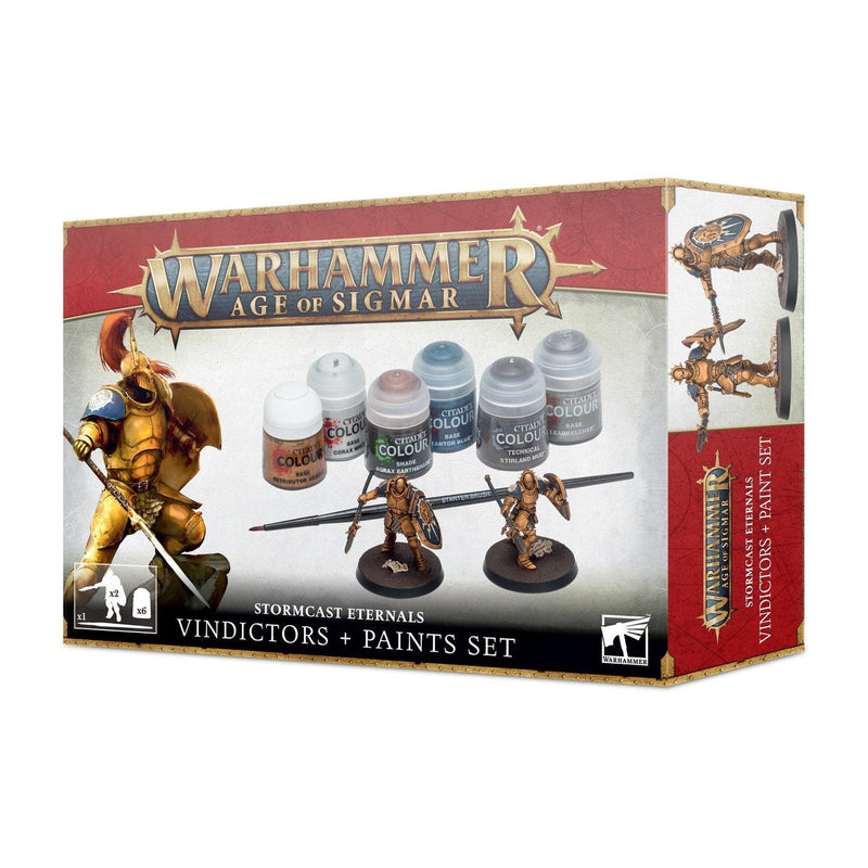 Warhammer Age of Sigmar : Stormcast Eternals Vindicators & Paints Set