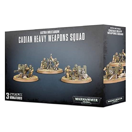 Warhammer 40,000 : Astra Militarum Cadian Heavy Weapons Squad