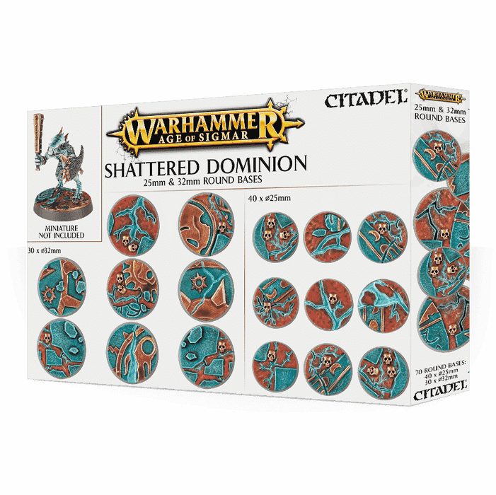 Warhammer Age of Sigmar : Shattered Dominion Round Bases